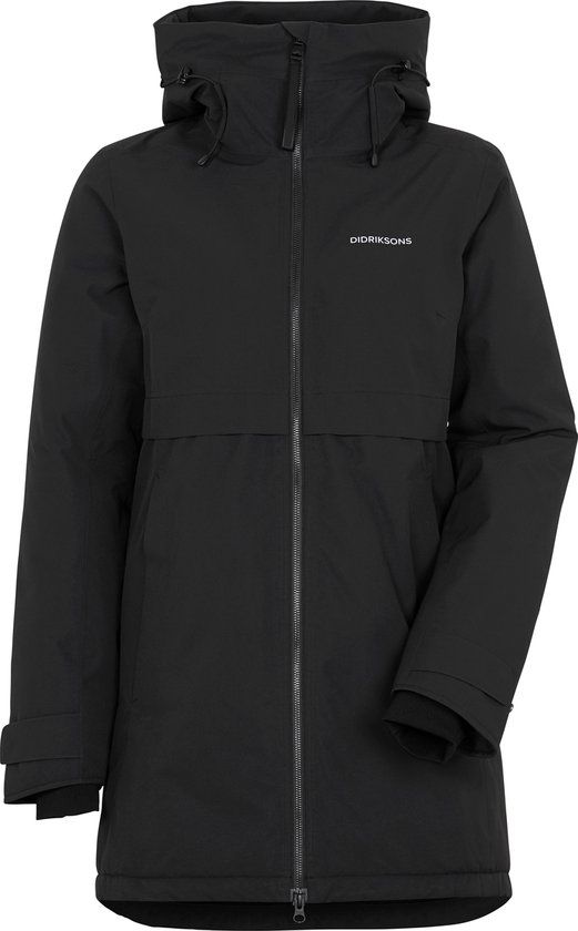 Didriksons HELLE WNS PARKA 5 Women's Outdoor Jacket - Black - Size 38 - Winter 2024