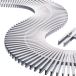 Astralpool Grille transversale réversible modulaire pour courbes 00223 H35mm L340mm L1_335mm