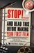 STOP!...and Libri GmbH STOP!...and Read this Before Making Your First Film / Paperback / 132 pages / 2026