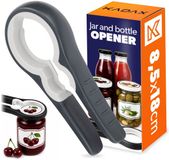 KADAX Flesopener van kunststof, grijs