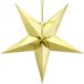 Partydeco Kerstster - 3 stuks - Goud - 45 cm