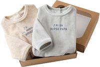 Vertbaudet Set van 2 pyjama's voor babyjongens in fluweel / velours