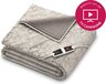 Beurer Elektrische Bovendeken XXL - 200x150 cm - 2 persoons - Nordic Fleece - Taupe mix