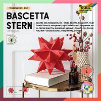 folia 836/3030 Bascetta Star Handwerkset, blauw, rood, 15 x 15 cm