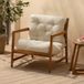 NOUS Garden loungestoel Mist teak