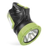 EMOS - Oplaadbare led-handlamp met powerbank-functie - schokbestendig en waterdicht - 850lm, 400m, 18 uur - 7+ lichtmodi - 8000 mAh accu met USB-C kabel - voor buiten - zwart-groen