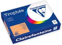 Clairefontaine Trophée Gekleurd Papier A4 80g - Oranje - 500 Vel