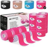 Mobiclinic - Kinesiotape - Mobitape - Display - 12 Stuks - 5cm x 5m - Waterproof - Kinesiologie Tape - Neuromusculair verband