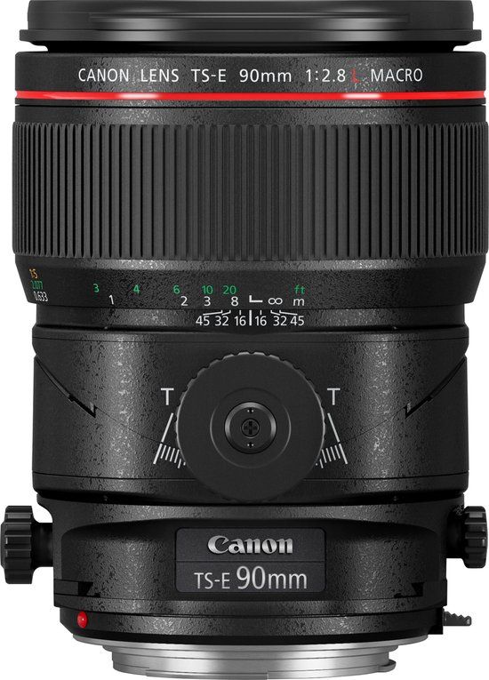 Canon TS-E90MM f/2.8L Macro Lens - Canon EF - Black