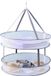 Étagère de séchage pliable avec double filet pour herbes et légumes