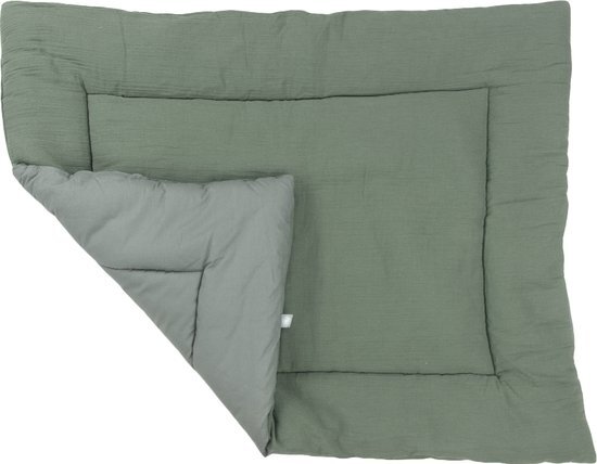 Funnababy Boxkleed - 80x100 cm - Muslin Groen