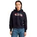 G-STAR Old Skool Logo Loose Hooded Sweater dames Sweatshirt à capuche