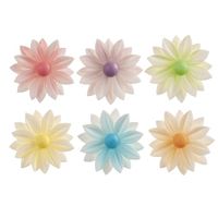 Dekora Eetbare Taartbloemen, 15 stuks, 7 cm, Waferbloemen, Suikervrij, Glutenvrij, Lactosevrij, Vegetarisch