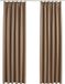 vidaXL Gordijnen verduisterend met haken 2 st 140x225 cm taupe