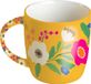 Bunte Groh Verlag Bunte Blumengrüße Kaffeebecher gelb, 350 ml