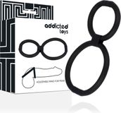ADDICTED TOYS Siliconen Cockring Wit Flexibel