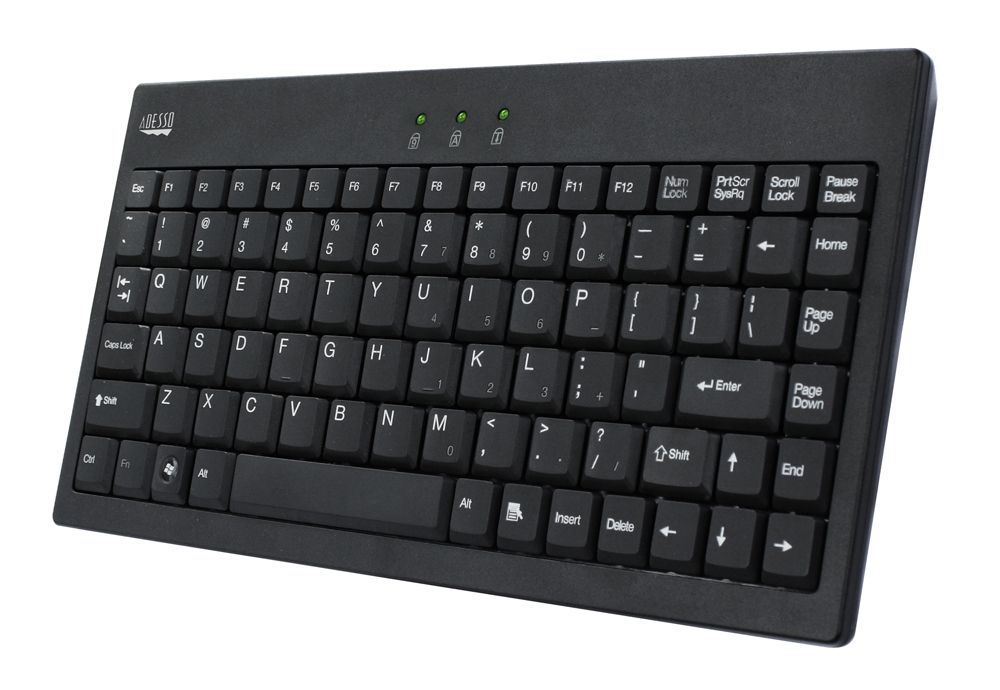 Adesso AKB-110B - Toetsenbord - QWERTY - Zwart