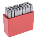 RS PRO 4 mm letter-slagstempel set 27-delig, A tot Z