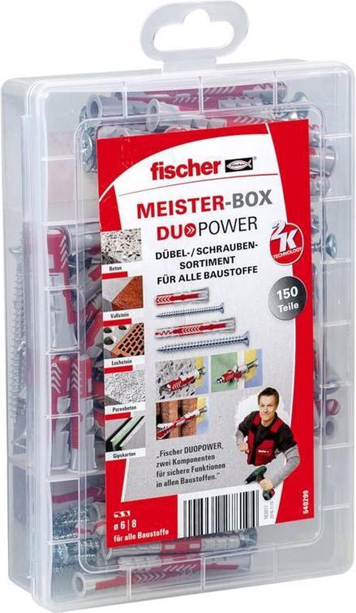 Fischer Fischer MeisterBox DuoPower kort/lang + schroeven