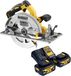 DeWalt DCS 572 M2 accucirkelzaag 18 V 184 mm borstelloos + 2x accu 4.0 Ah + lader