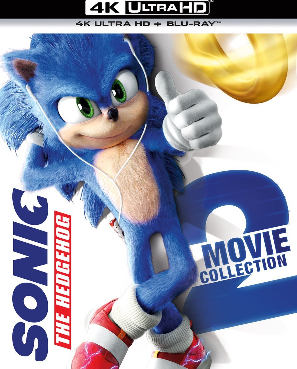 Dutch Filmworks Sonic The Hedgehog 1 + 2 (4K Ultra HD Blu-ray) (Import geen NL ondertiteling)(Steelbook)