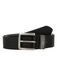 MUSTANG Leren Riem Classic Leather Belt W85 Black Zwart