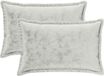 vidaXL - Taie d'oreiller - 2 pièces - BOIS - Gris clair - 50 x 75 cm - Flanelle
