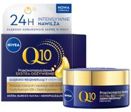 NIVEA Q10 Anti-Rimpel Crème hydratante nuit pour le visage, 50 ml