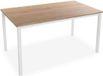 Versa Eettafel Wit Bruin Hout MDF (80 x 76 x 140 cm)