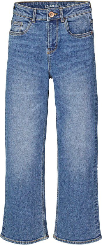GARCIA Mylah Meisjes Straight Fit Jeans Blauw - Maat 134