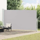 vidaXL Tuinscherm uittrekbaar 200x514 cm grijs