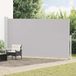 vidaXL Tuinscherm uittrekbaar 200x514 cm grijs