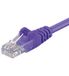 Goobay CAT 6 verbindingskabel, U/UTP, violet, 5 m lengte