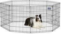 MidWest Homes for Pets Dog Exercise Pen & Box - 60.96cm x 76.2cm - Black E-Coated - 550-30