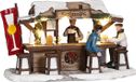 Luville Village de Noël Miniature Schnaps Marché - L16 x B8 x H9 cm