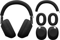 kwmobile 3-in-1 Hoofdtelefooretui voor Sony WH-1000XM6 Hoes - Zwart