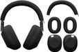 kwmobile 3-in-1 Hoofdtelefooretui voor Sony WH-1000XM6 Hoes - Zwart