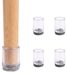 14 mm sans silicones glisseurs avec feutre, 4 pièces, pour pieds de chaise