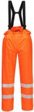 Portwest Bizflame Regen Ongevoerd - Hi-Vis Antistatische FR Broek S780 - Oranje - L