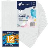 Artkey Doeken om te schilderen 20 x 25 cm 12 stuks