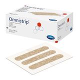 Hartmann Omnistrip - pleister voor het atraumatisch sluiten van kleine wonden en chirurgische incisies, 12 x 101 mm, 59304