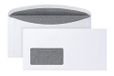 POSTHORN envelop C6/5 (114x229mm) natklevend met venster wit 80g ASK Velox3000 getallenzee + SiSchli 1000 stuks