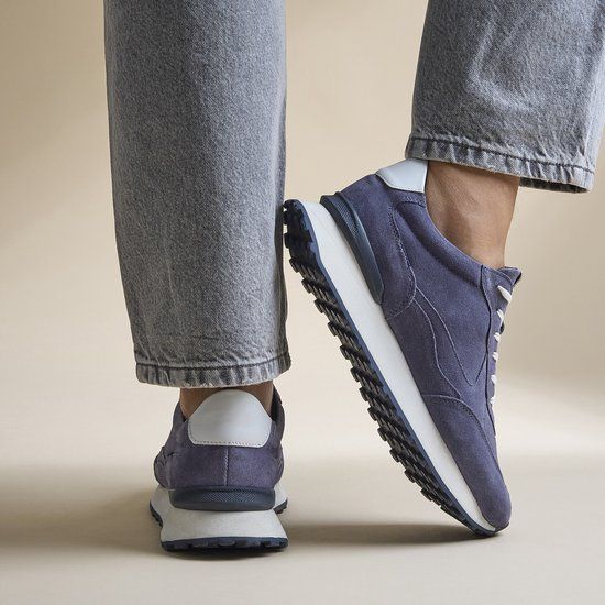 Vertice Sneakers blauw Suede - Maat 44
