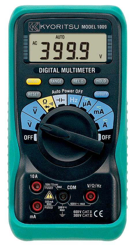 KYORITSU 1009 Digitale Multimeter - AC/DC 600V & 10A