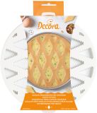Decora 0215802 Pastiera taartrooster van kunststof, wit, Ø 30 cm