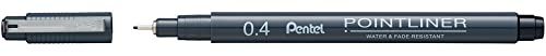 Pentel Pointlinger Kalligrafie 2.0mm Zwart - Pak van 12