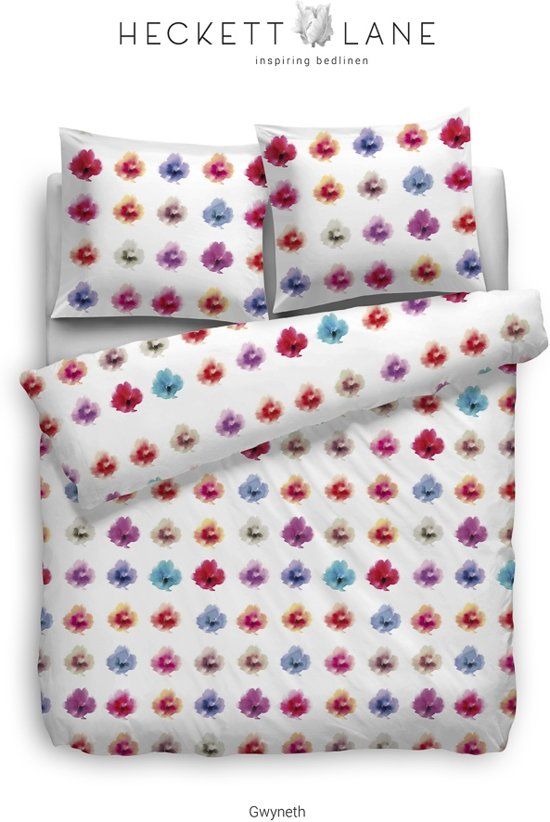 Heckett & Lane dekbedovertrek Gwyneth - 240x220 cm - Katoen - Multi