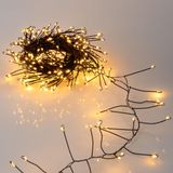 Spetebo Firecracker lichtdraad zwart 4,5 m met stekker voor buiten en binnen - Kerstmis Advent tuin draad verlichting waterdicht