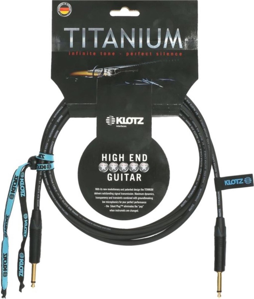 KLOTZ Ti-0300Pp titanium kabel Gitarowy 3M