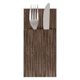 50 Safari 50 servetten "Safari", 55 g/m², 33 x 40 cm, chocolade, airlaid, 50 stuks